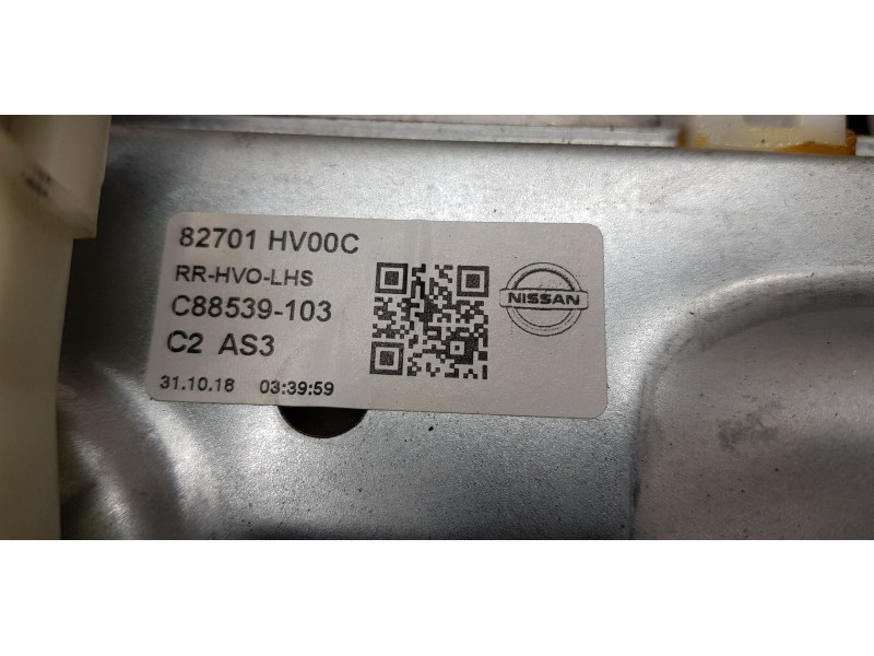 Recambio de elevalunas trasero izquierdo para nissan qashqai (j11) acenta referencia OEM IAM 82701HV00C   Recambio de elevalunas trasero izquierdo para nissan qashqai (j11) acenta referencia OEM IAM 82701HV00C