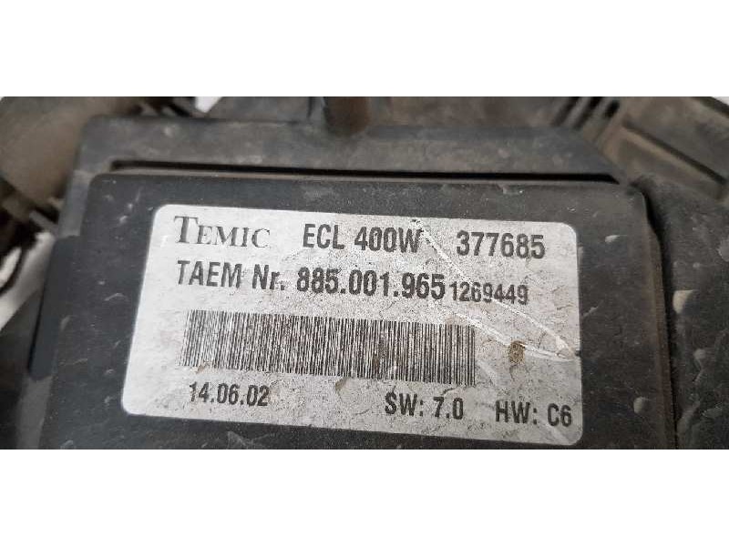 Recambio de electroventilador para mercedes clase c (w203) berlina 200 compressor (203.042) referencia OEM IAM A2035000193  