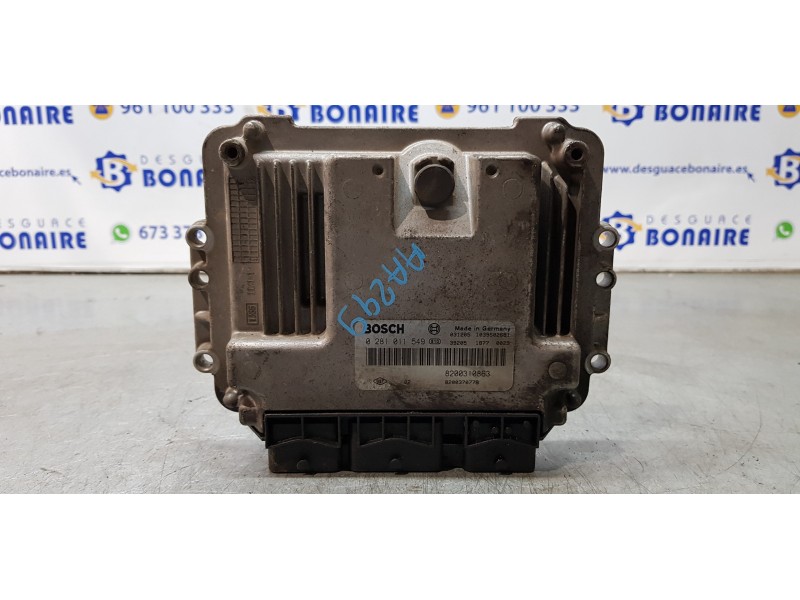 Recambio de centralita motor uce para renault scenic ii grand exception referencia OEM IAM 8200310863  