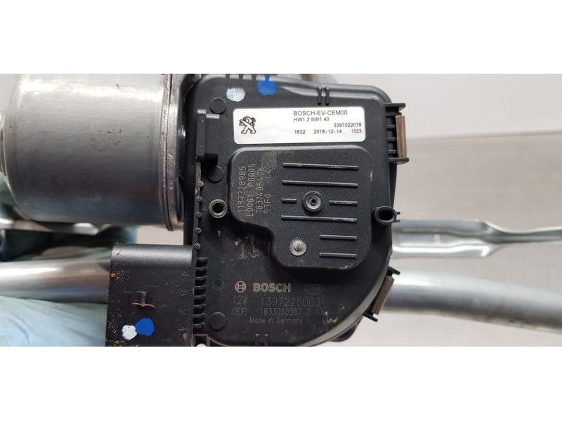 Recambio de motor limpia delantero para peugeot 3008 active referencia OEM IAM 9824762480   Recambio de motor limpia delantero para peugeot 3008 active referencia OEM IAM 9824762480