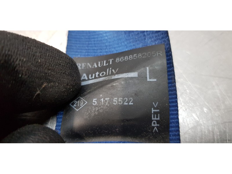 Recambio de cinturon seguridad delantero izquierdo para dacia lodgy laureate referencia OEM IAM 868858205R  