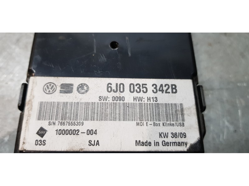 Recambio de modulo electronico para seat ibiza (6j5) reference referencia OEM IAM 6J0035342B  