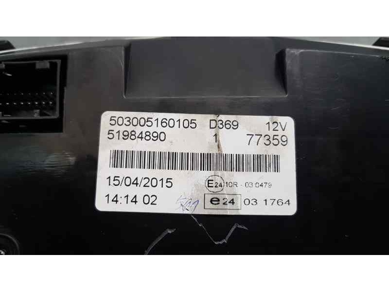 Recambio de cuadro instrumentos para fiat doblo active referencia OEM IAM 503005160105  