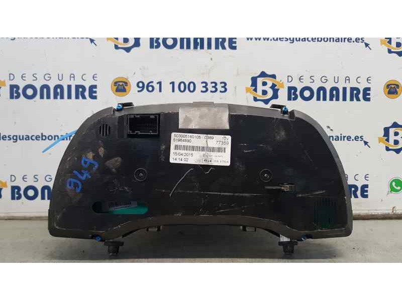 Recambio de cuadro instrumentos para fiat doblo active referencia OEM IAM 503005160105  