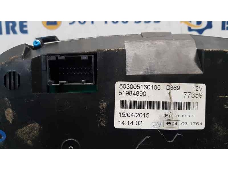Recambio de cuadro instrumentos para fiat doblo active referencia OEM IAM 503005160105  