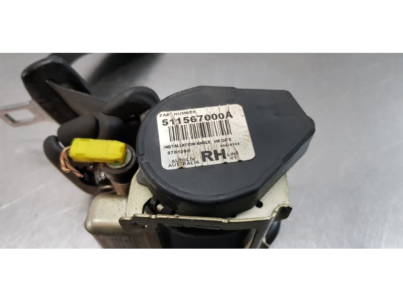 Recambio de cinturon seguridad delantero derecho para ssangyong rexton rx 270 full referencia OEM IAM 7461108004EAM   Recambio de cinturon seguridad delantero derecho para ssangyong rexton rx 270 full referencia OEM IAM 7461108004EAM