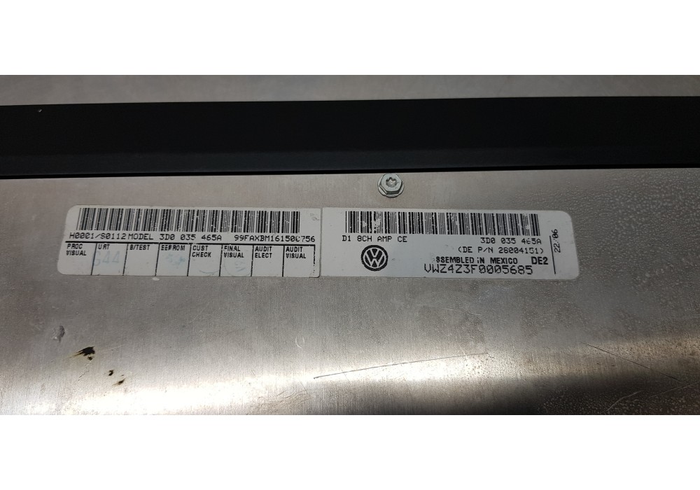 Recambio de modulo electronico para volkswagen phaeton (3d2/3d8) tdi v6 4motion (5 asientos) referencia OEM IAM 3D0035465A   Recambio de modulo electronico para volkswagen phaeton (3d2/3d8) tdi v6 4motion (5 asientos) referencia OEM IAM 3D0035465A