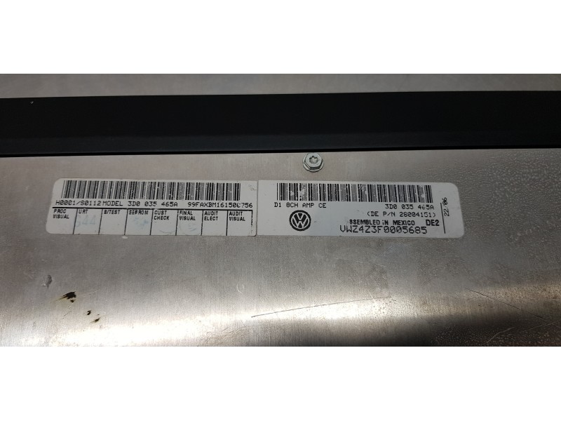 Recambio de modulo electronico para volkswagen phaeton (3d2/3d8) tdi v6 4motion (5 asientos) referencia OEM IAM 3D0035465A   Recambio de modulo electronico para volkswagen phaeton (3d2/3d8) tdi v6 4motion (5 asientos) referencia OEM IAM 3D0035465A