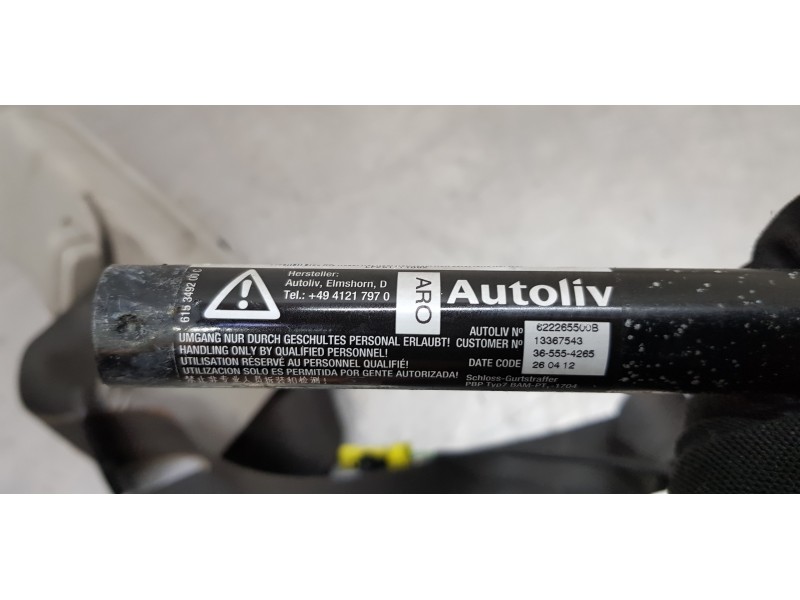 Recambio de kit airbag para opel zafira tourer expression referencia OEM IAM 13589689  