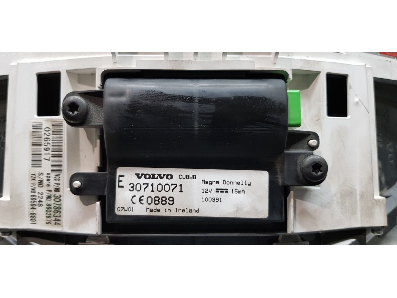Recambio de cuadro instrumentos para volvo c30 1.6 d kinetic referencia OEM IAM 30786344  