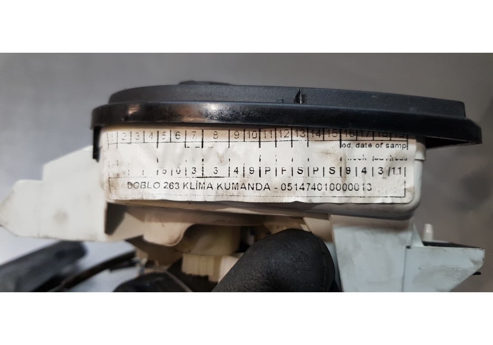 Recambio de mando calefaccion / aire acondicionado para fiat doblo ii cargo (263) furgón base maxi referencia OEM IAM 50274310  