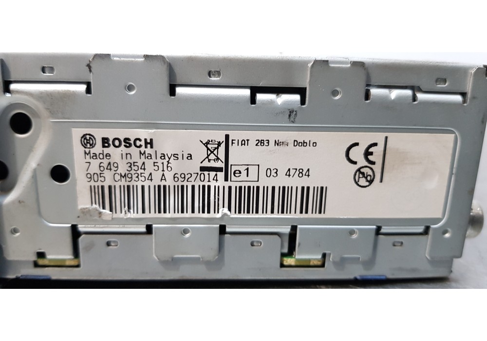 Recambio de sistema audio / radio cd para fiat doblo ii cargo (263) furgón base maxi referencia OEM IAM 7355124860  