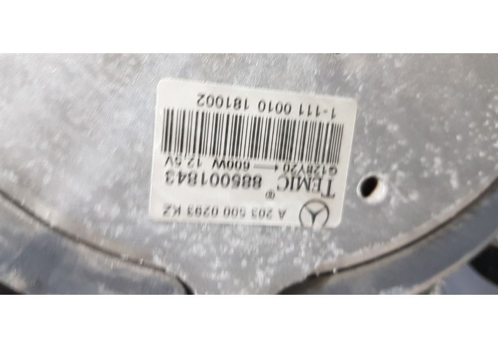Recambio de electroventilador para mercedes clase c (w203) berlina 180 compressor (203.046) referencia OEM IAM A2035000293  