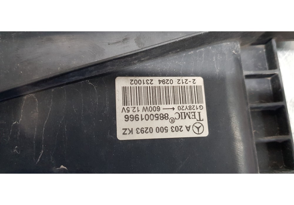 Recambio de electroventilador para mercedes clase c (w203) berlina 180 compressor (203.046) referencia OEM IAM A2035000293   Recambio de electroventilador para mercedes clase c (w203) berlina 180 compressor (203.046) referencia OEM IAM A2035000293
