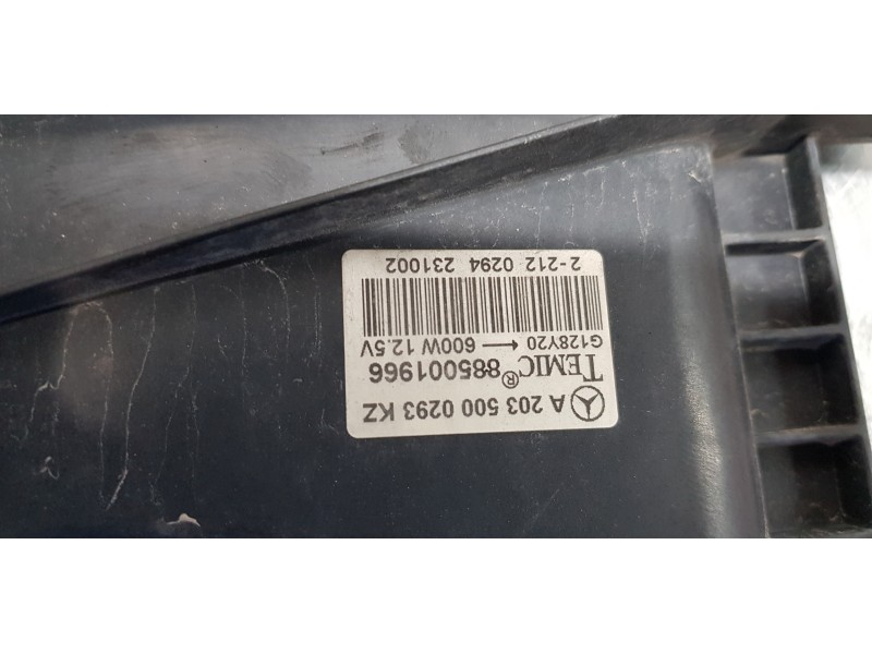 Recambio de electroventilador para mercedes clase c (w203) berlina 180 compressor (203.046) referencia OEM IAM A2035000293   Recambio de electroventilador para mercedes clase c (w203) berlina 180 compressor (203.046) referencia OEM IAM A2035000293