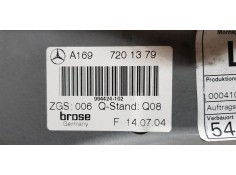 Recambio de elevalunas delantero izquierdo para mercedes clase a (w169) a 170 (169.032) referencia OEM IAM A1697201379   2