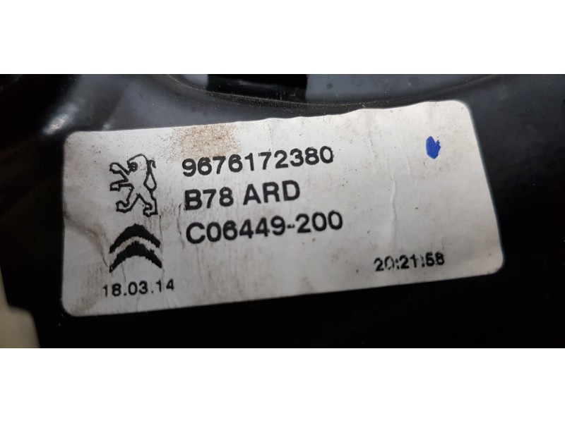 Recambio de elevalunas trasero derecho para citroen c4 grand picasso attraction referencia OEM IAM 9752588180   Recambio de elevalunas trasero derecho para citroen c4 grand picasso attraction referencia OEM IAM 9752588180