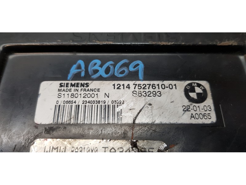 Recambio de centralita motor uce para bmw mini (r50,r53) one referencia OEM IAM 12147527610  