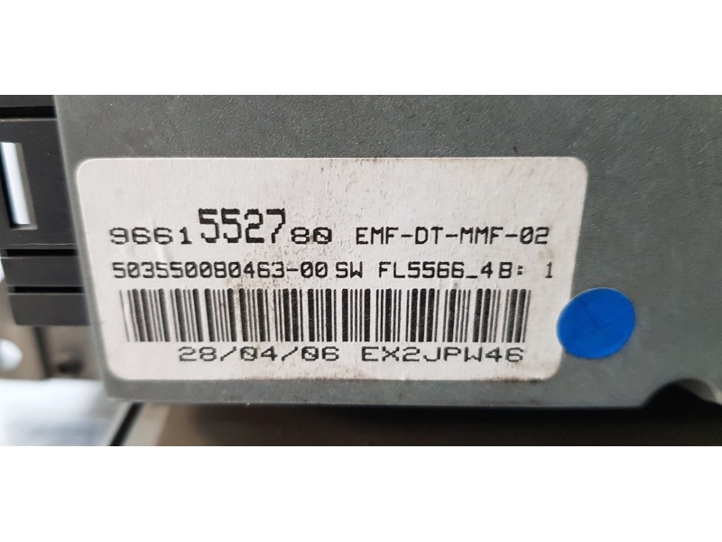 Recambio de pantalla multifuncion para peugeot 307 break / sw (s1) break xs referencia OEM IAM 9661552780   Recambio de pantalla multifuncion para peugeot 307 break / sw (s1) break xs referencia OEM IAM 9661552780