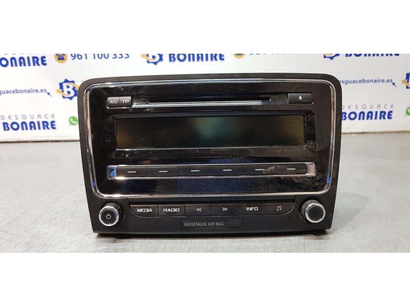 Recambio de sistema audio / radio cd para skoda superb combi (3t5) active referencia OEM IAM 3T0035161K   Recambio de sistema audio / radio cd para skoda superb combi (3t5) active referencia OEM IAM 3T0035161K