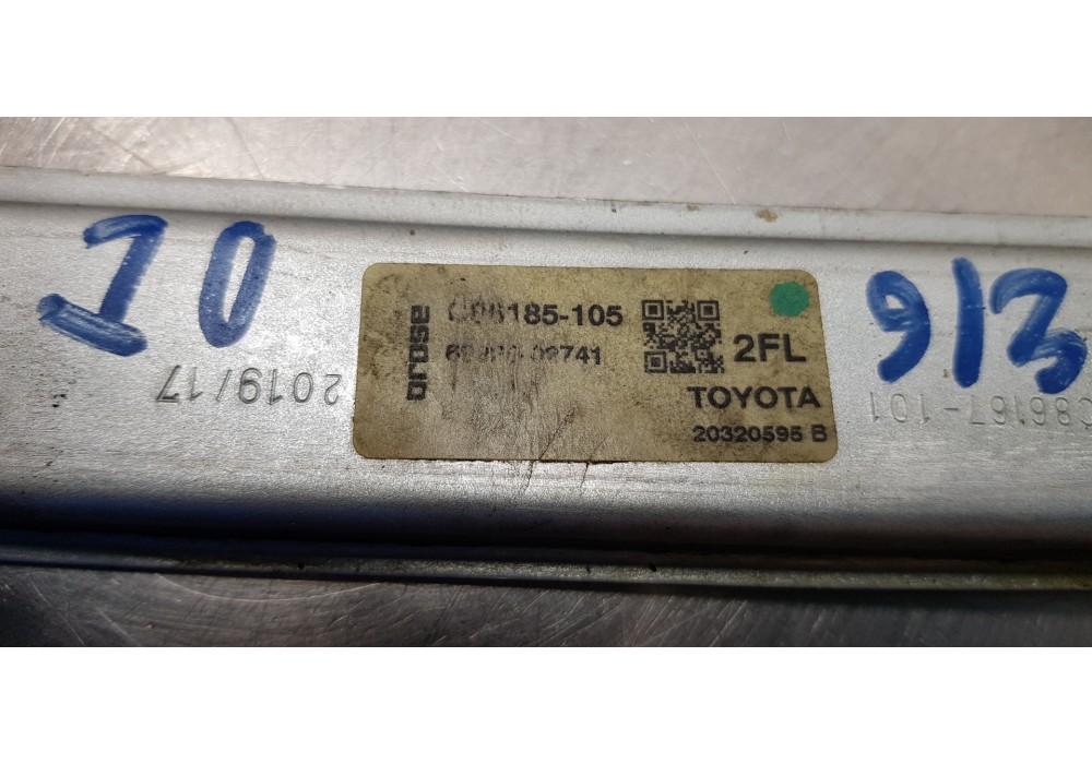 Recambio de elevalunas delantero izquierdo para toyota corolla (e21) hybrid active referencia OEM IAM 6982002741 8570102090 