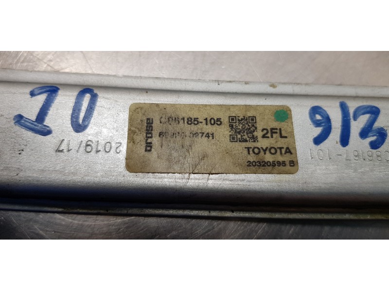 Recambio de elevalunas delantero izquierdo para toyota corolla (e21) hybrid active referencia OEM IAM 6982002741 8570102090 