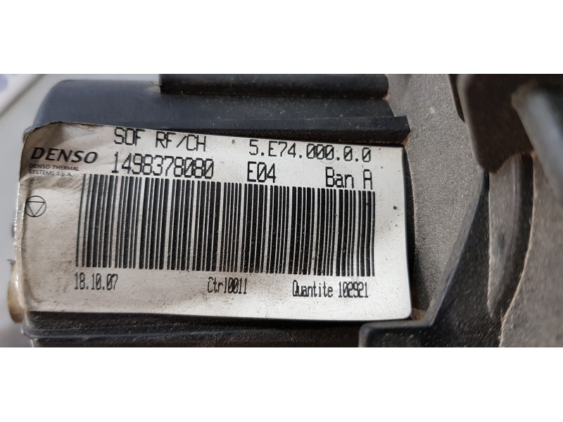 Recambio de motor calefaccion para peugeot expert kasten furg. referencia OEM IAM 14893378080   Recambio de motor calefaccion para peugeot expert kasten furg. referencia OEM IAM 14893378080