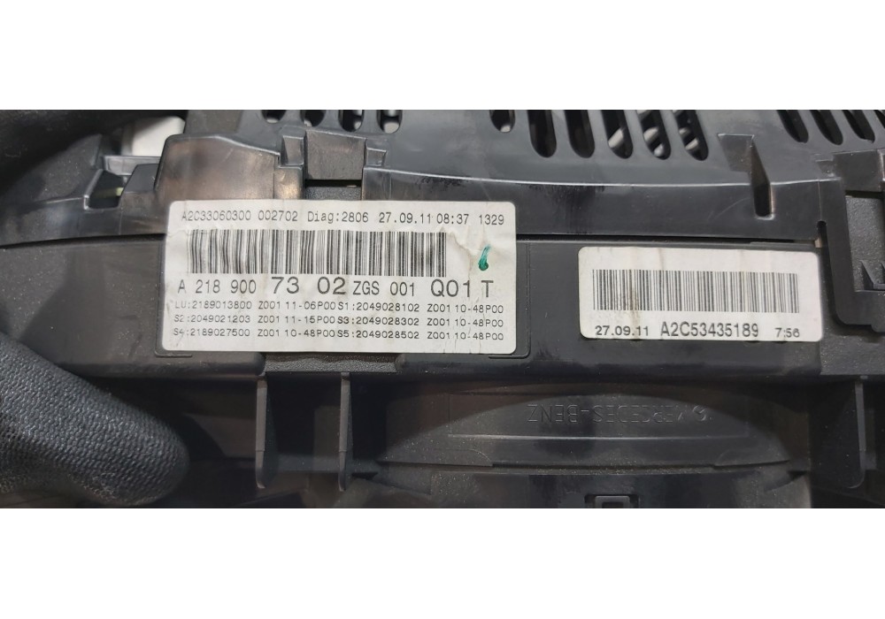 Recambio de cuadro instrumentos para mercedes clase cls (w218) cls 350 cdi be (218.323) referencia OEM IAM A2189007302  