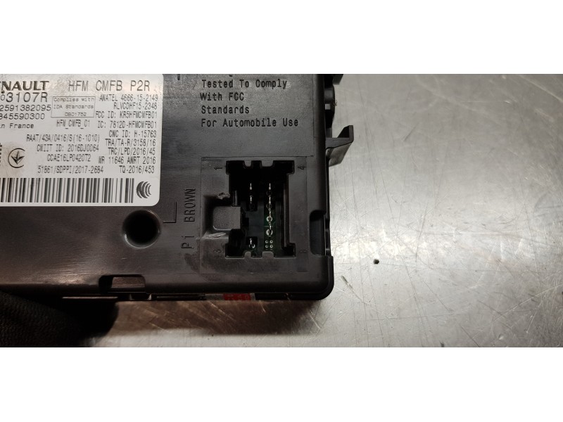 Recambio de modulo electronico para dacia duster ii comfort 4wd referencia OEM IAM 285903107R   Recambio de modulo electronico para dacia duster ii comfort 4wd referencia OEM IAM 285903107R