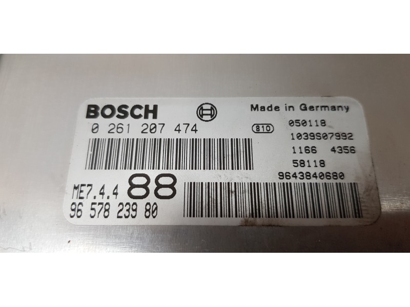 Recambio de centralita motor uce para peugeot 307 (s1) xr referencia OEM IAM 9657823980  