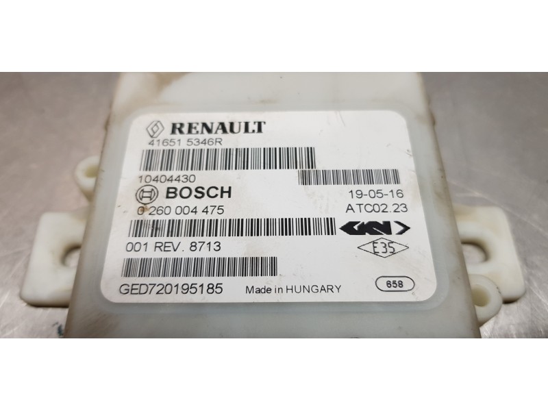 Recambio de modulo electronico para dacia duster ii comfort 4wd referencia OEM IAM 416515346R   Recambio de modulo electronico para dacia duster ii comfort 4wd referencia OEM IAM 416515346R