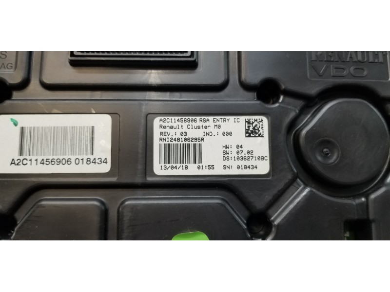 Recambio de cuadro instrumentos para dacia duster ii essential referencia OEM IAM 248106295R A2C11456906  Recambio de cuadro instrumentos para dacia duster ii essential referencia OEM IAM 248106295R A2C11456906
