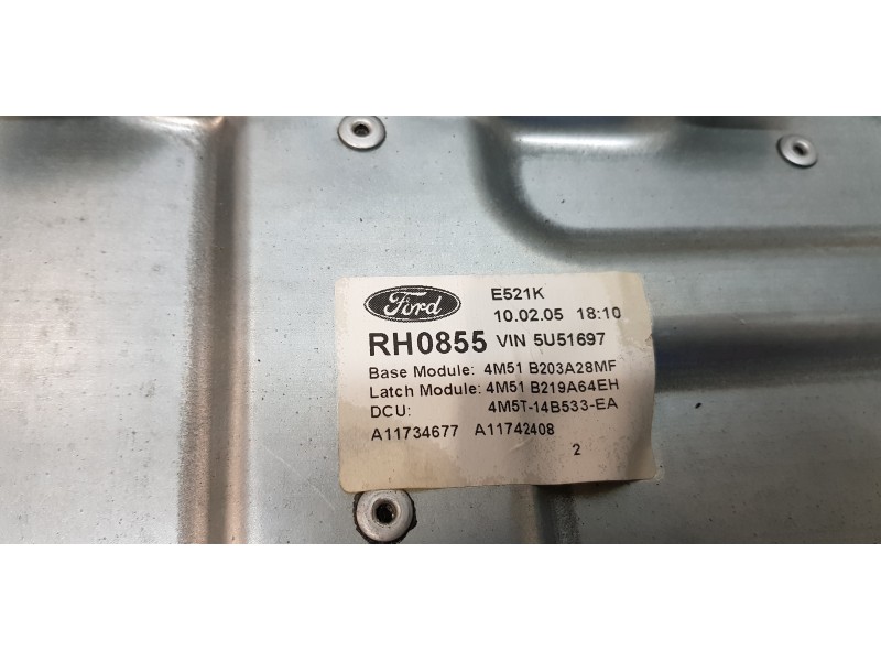 Recambio de elevalunas delantero derecho para ford focus berlina (cap) trend referencia OEM IAM 4M51B045H16AA   Recambio de elevalunas delantero derecho para ford focus berlina (cap) trend referencia OEM IAM 4M51B045H16AA