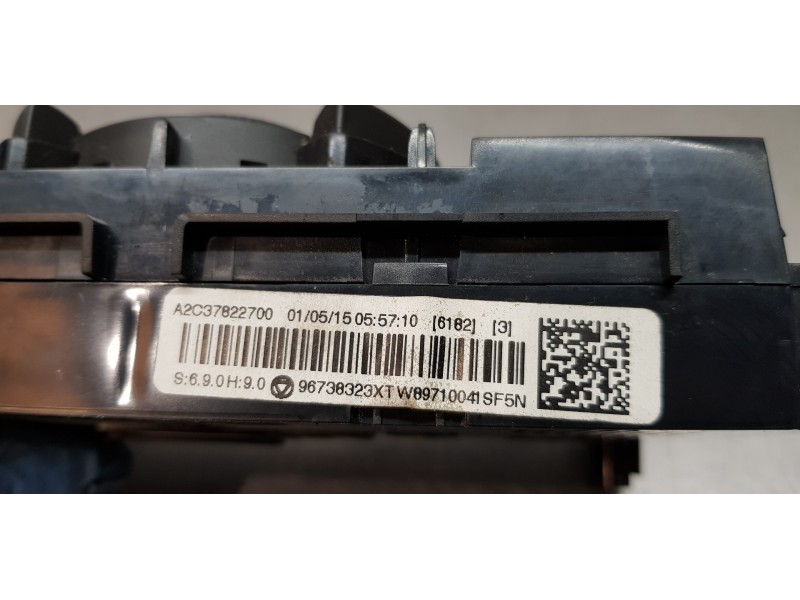 Recambio de mando climatizador para peugeot 5008 access referencia OEM IAM 96738323XT   Recambio de mando climatizador para peugeot 5008 access referencia OEM IAM 96738323XT