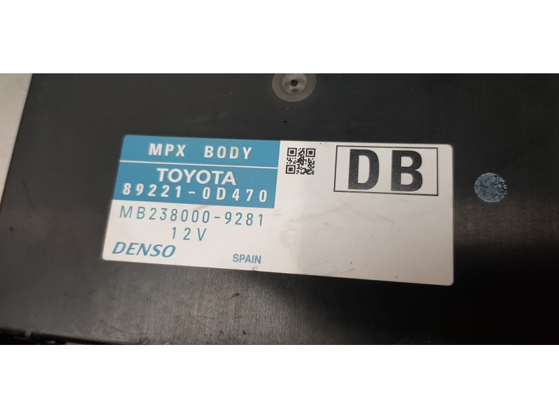 Recambio de modulo electronico para toyota yaris hsd city referencia OEM IAM 892210D470   Recambio de modulo electronico para toyota yaris hsd city referencia OEM IAM 892210D470