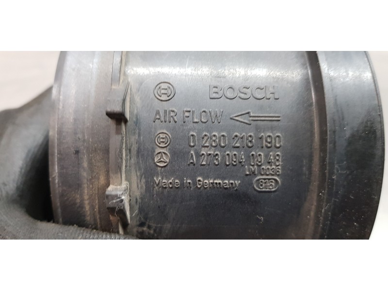 Recambio de caudalimetro para mercedes clase cls (w219) 350 cgi (219.357) referencia OEM IAM A2730940948  