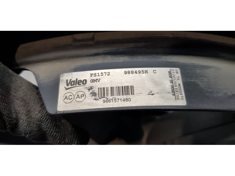 Recambio de electroventilador para citroen c4 picasso exclusive referencia OEM IAM 1253K4 9661571480  Recambio de electroventilador para citroen c4 picasso exclusive referencia OEM IAM 1253K4 9661571480