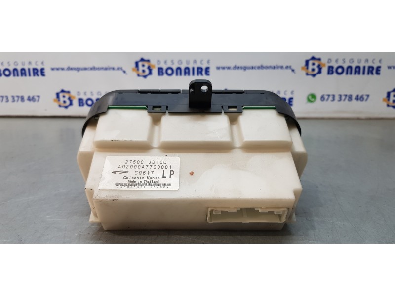 Recambio de mando climatizador para nissan qashqai+2 (jj10) visia referencia OEM IAM 27500JD40C   Recambio de mando climatizador para nissan qashqai+2 (jj10) visia referencia OEM IAM 27500JD40C