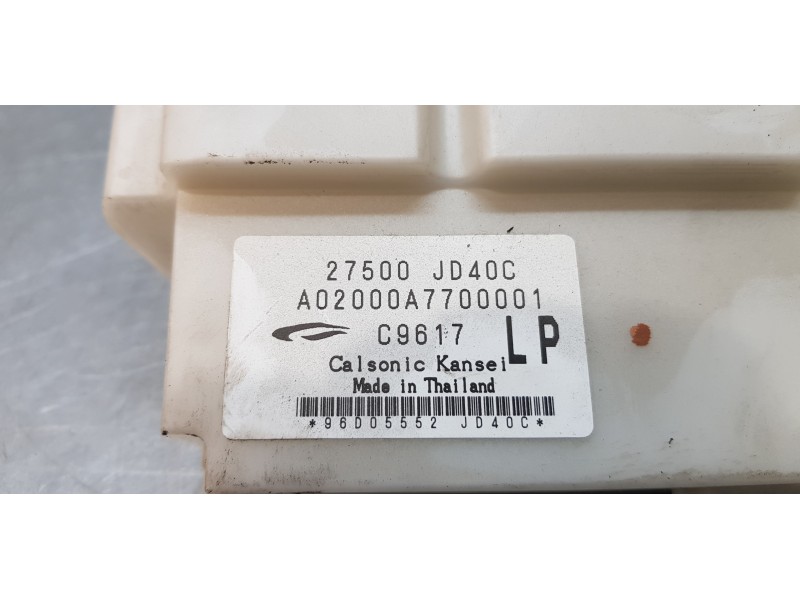 Recambio de mando climatizador para nissan qashqai+2 (jj10) visia referencia OEM IAM 27500JD40C   Recambio de mando climatizador para nissan qashqai+2 (jj10) visia referencia OEM IAM 27500JD40C