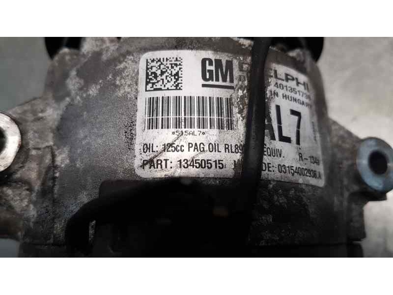 Recambio de compresor aire acondicionado para opel zafira tourer selection referencia OEM IAM 13450515   Recambio de compresor aire acondicionado para opel zafira tourer selection referencia OEM IAM 13450515