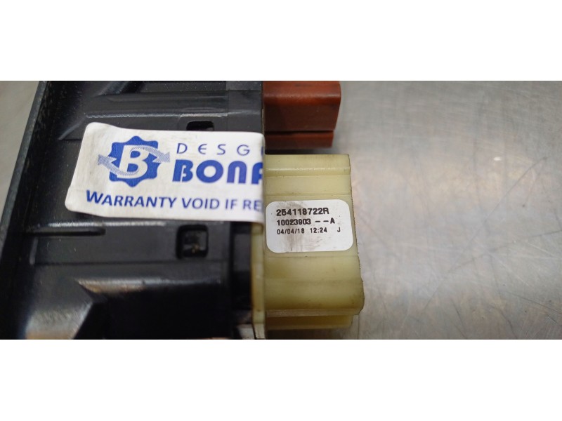 Recambio de mando elevalunas delantero izquierdo para dacia duster ii essential referencia OEM IAM 254113300R 254118722R  Recambio de mando elevalunas delantero izquierdo para dacia duster ii essential referencia OEM IAM 254113300R 254118722R