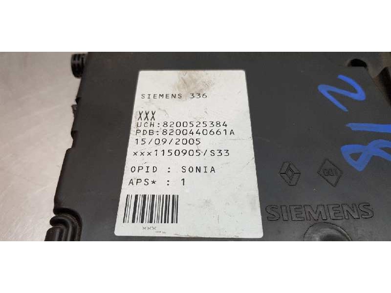 Recambio de modulo electronico para renault megane ii berlina 5p emotion referencia OEM IAM 8200525384   Recambio de modulo electronico para renault megane ii berlina 5p emotion referencia OEM IAM 8200525384