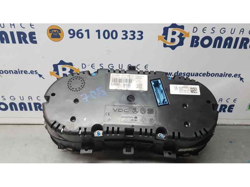 Recambio de cuadro instrumentos para skoda rapid active referencia OEM IAM 5JA920840E   Recambio de cuadro instrumentos para skoda rapid active referencia OEM IAM 5JA920840E