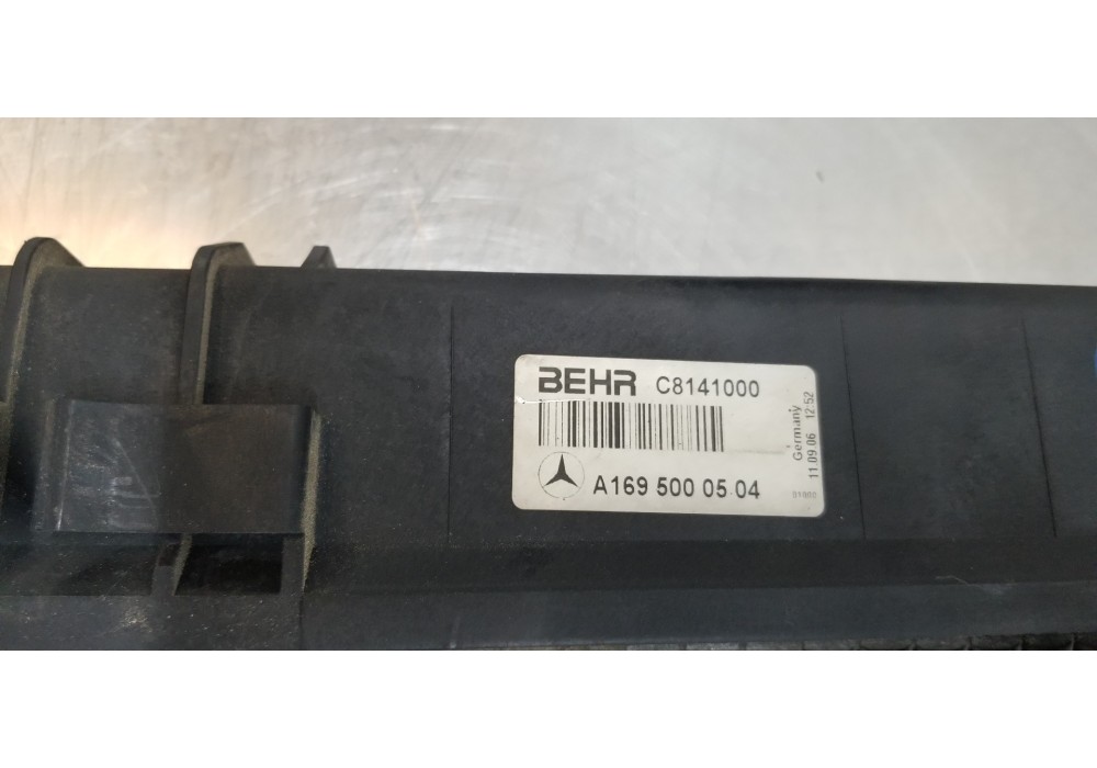 Recambio de radiador agua para mercedes clase b (w245) 200 cdi (245.208) referencia OEM IAM A1695002103 A1695000504  Recambio de radiador agua para mercedes clase b (w245) 200 cdi (245.208) referencia OEM IAM A1695002103 A1695000504