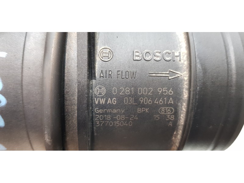 Recambio de caudalimetro para volkswagen t6 transporter furgón referencia OEM IAM 03L906461A  