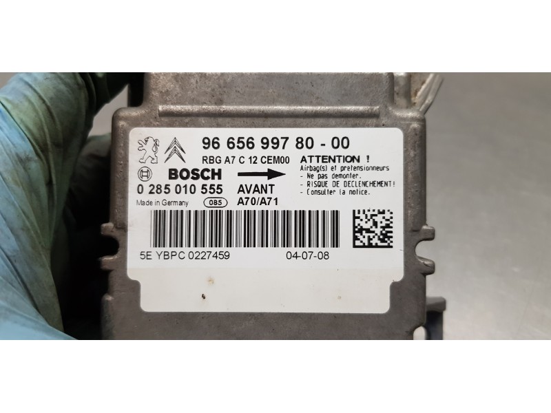 Recambio de centralita airbag para peugeot 207 confort referencia OEM IAM 9665699780 0285010555 
