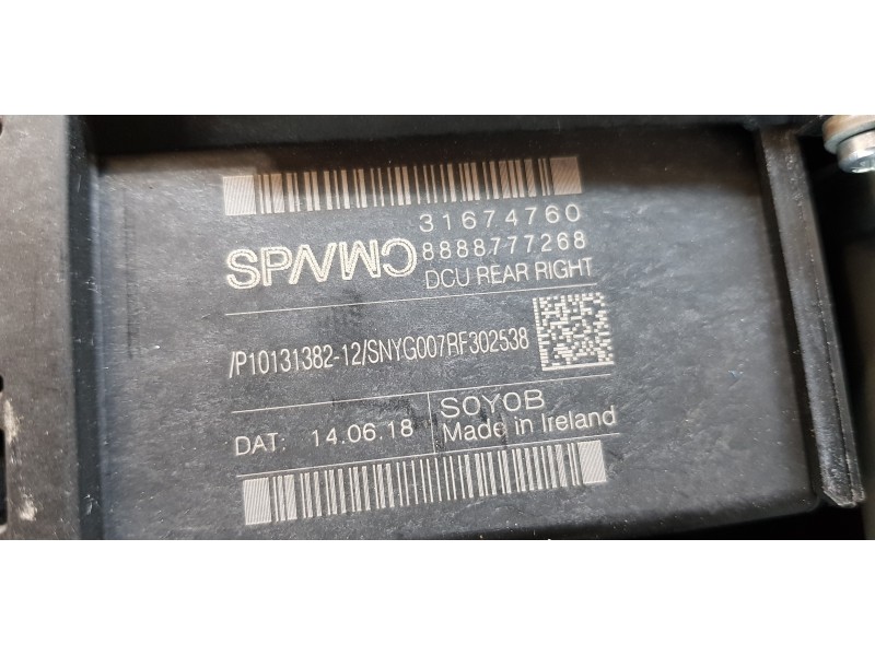 Recambio de elevalunas trasero derecho para volvo xc60 r design awd referencia OEM IAM 31674760  