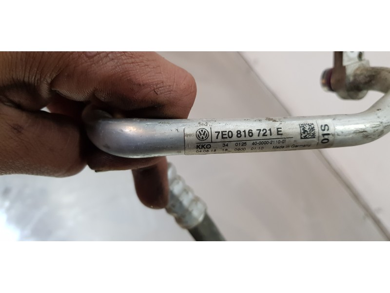 Recambio de tubos aire acondicionado para volkswagen t6 transporter furgón referencia OEM IAM 7E1820743M  