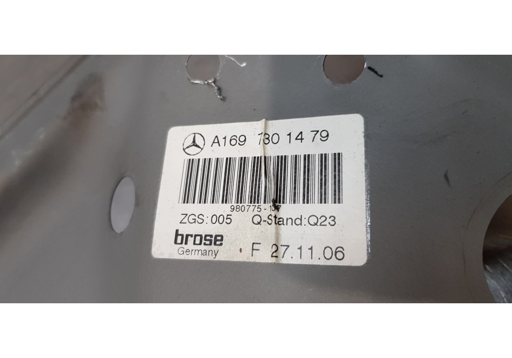 Recambio de elevalunas trasero derecho para mercedes clase a (w169) a 180 cdi (169.007) referencia OEM IAM A1697301479   Recambio de elevalunas trasero derecho para mercedes clase a (w169) a 180 cdi (169.007) referencia OEM IAM A1697301479