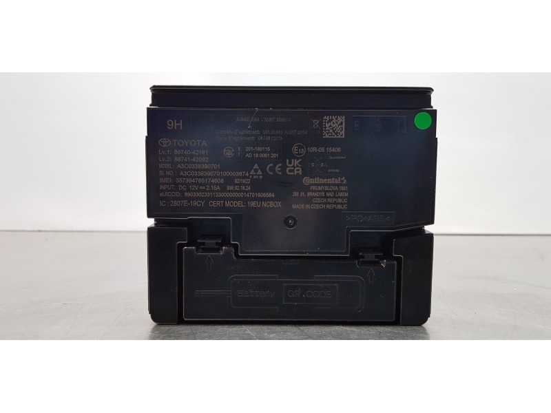 Recambio de modulo electronico para toyota rav 4 plug-in hybrid advance referencia OEM IAM 8674072191 8674142092 